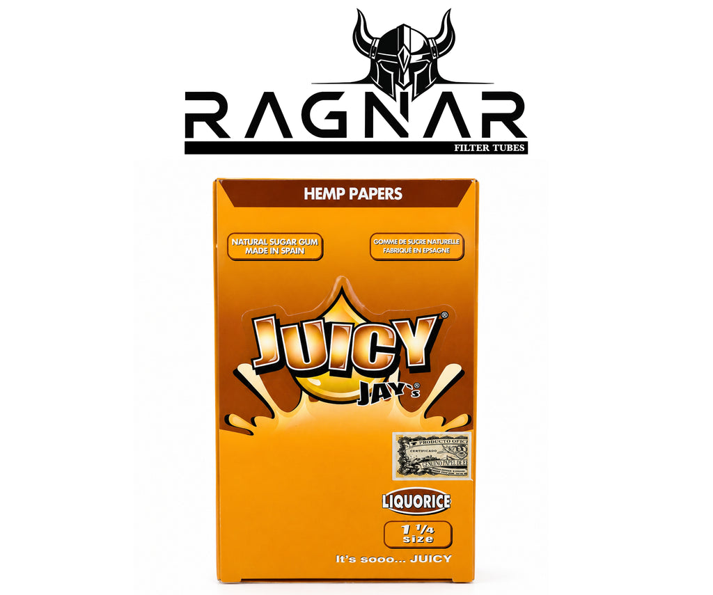 JUICY JAY'S Rolling Paper LIQUORICE 1 1/4 Size Per Booklet