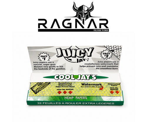 JUICY JAY'S Rolling Paper Cool Jay's 1 1/4 Size Per Booklet