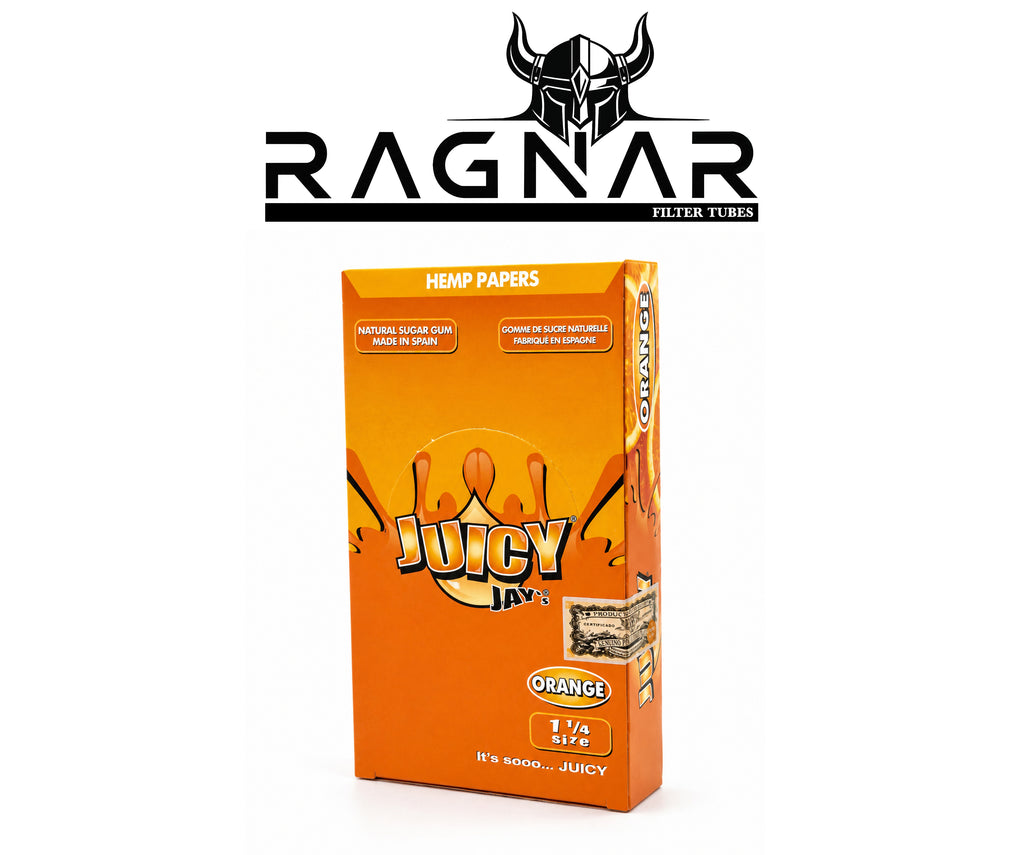 JUICY JAY'S Rolling Paper Orange 1 1/4 Size Per Booklet