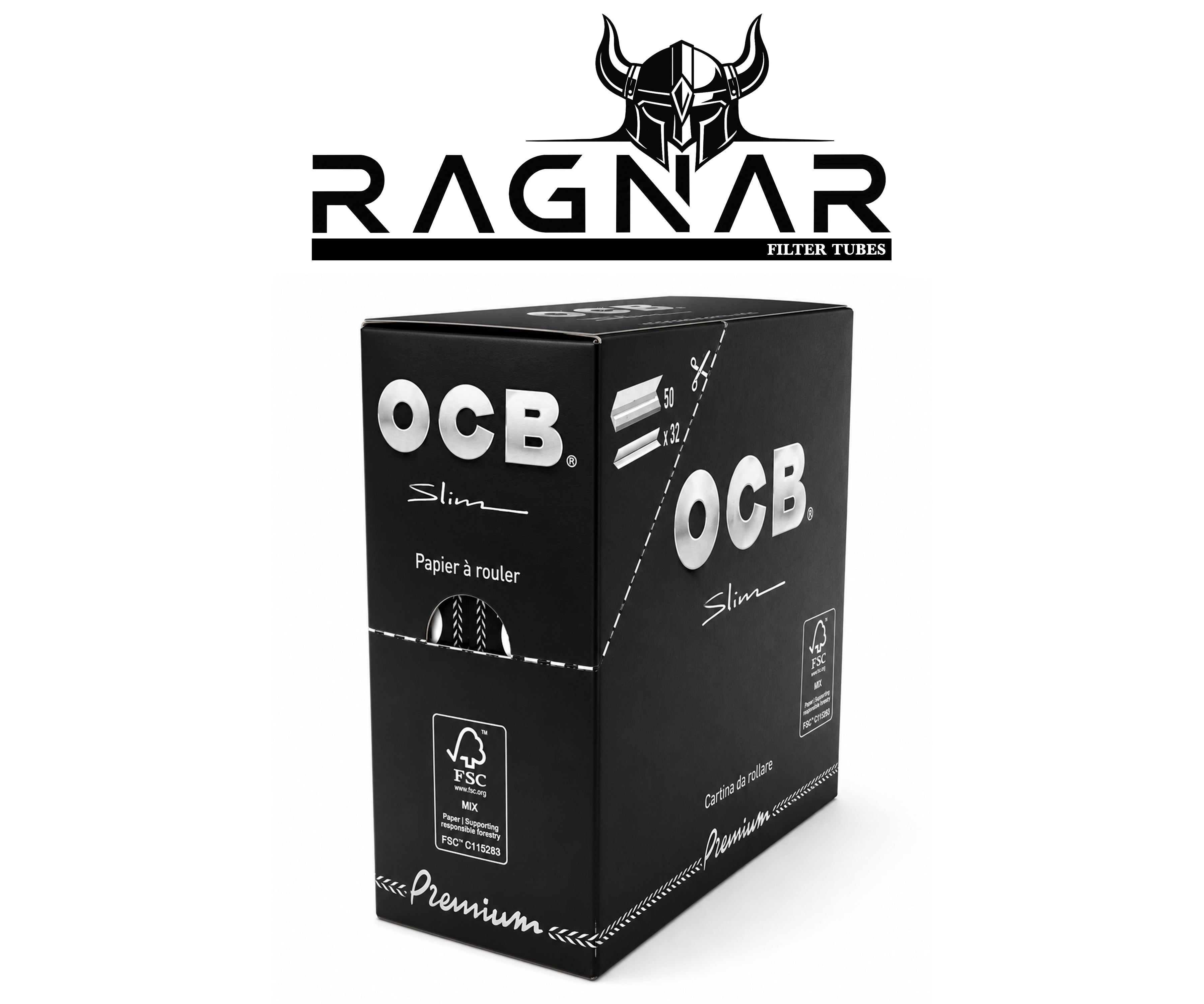 OCB King Size Slim Rolling Paper Per Booklet