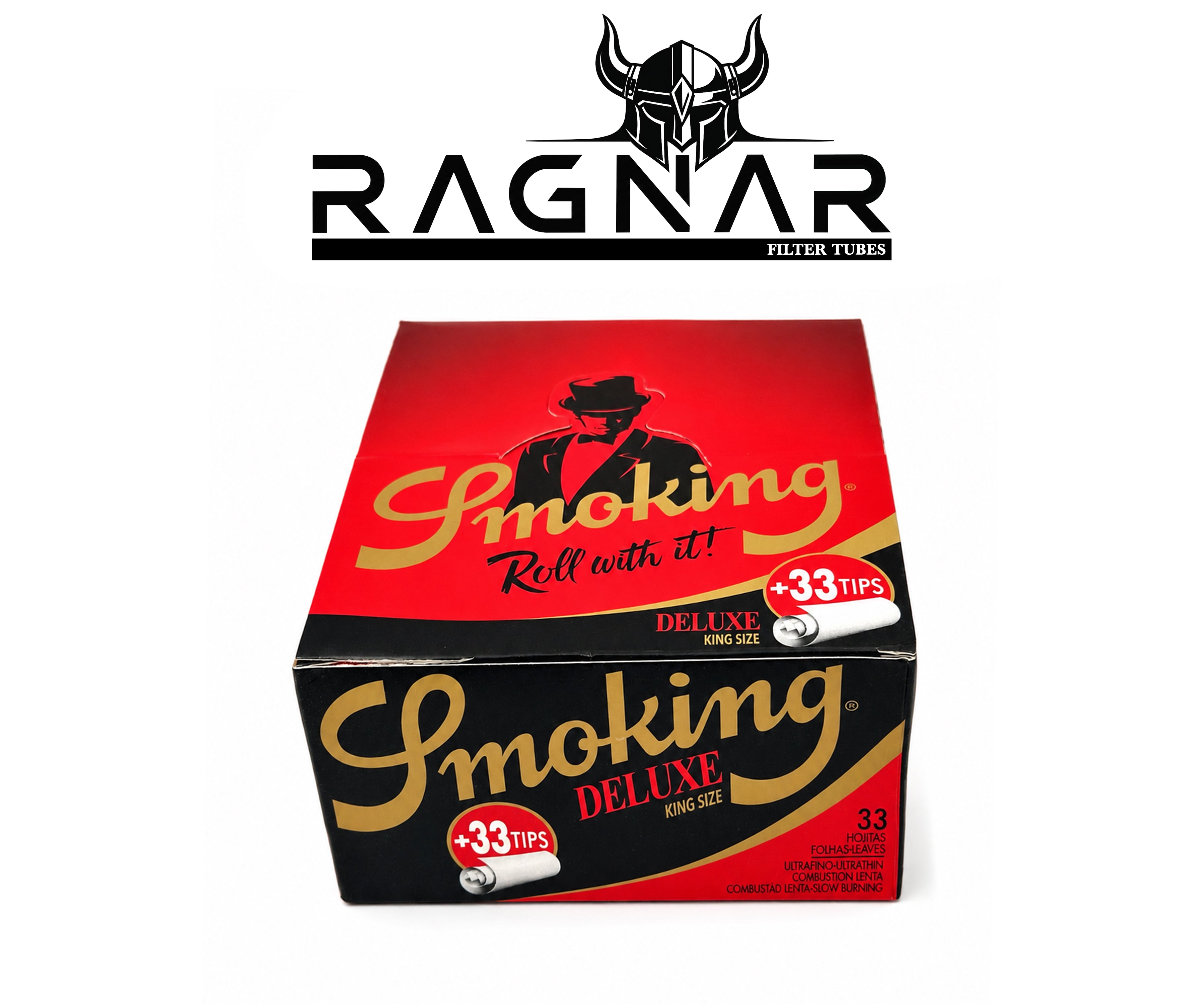Smoking Deluxe Rolling Paper With Tips Per Booklet
