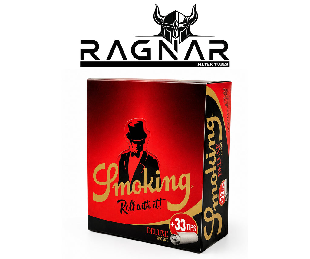 Smoking Deluxe Rolling Paper With Tips Per Booklet
