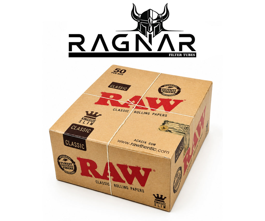 RAW Classic Rolling Paper King Size Slim Per Booklet