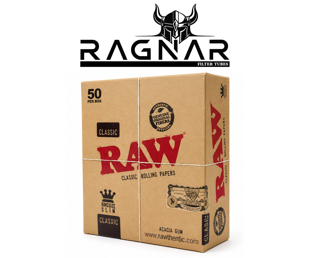 RAW Classic Rolling Paper King Size Slim Per Booklet