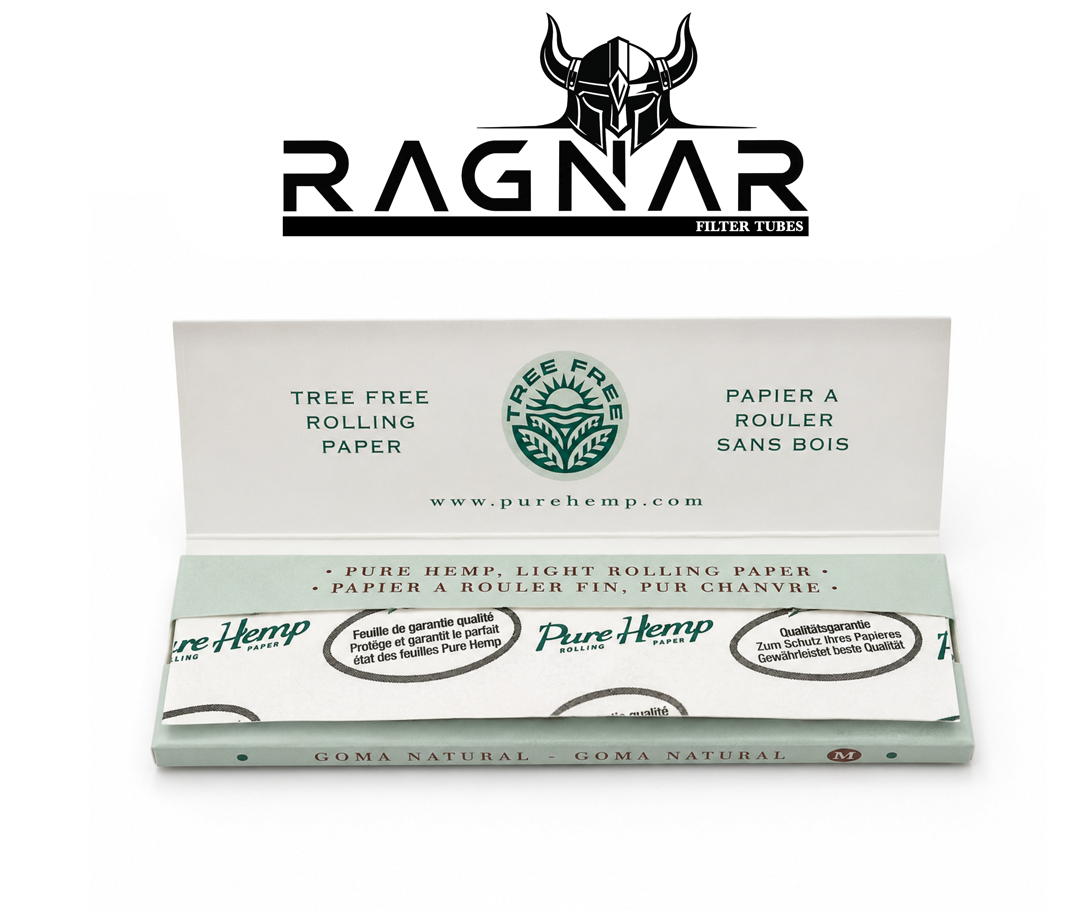 Pure Hemp Rolling Paper King Size Per Booklet