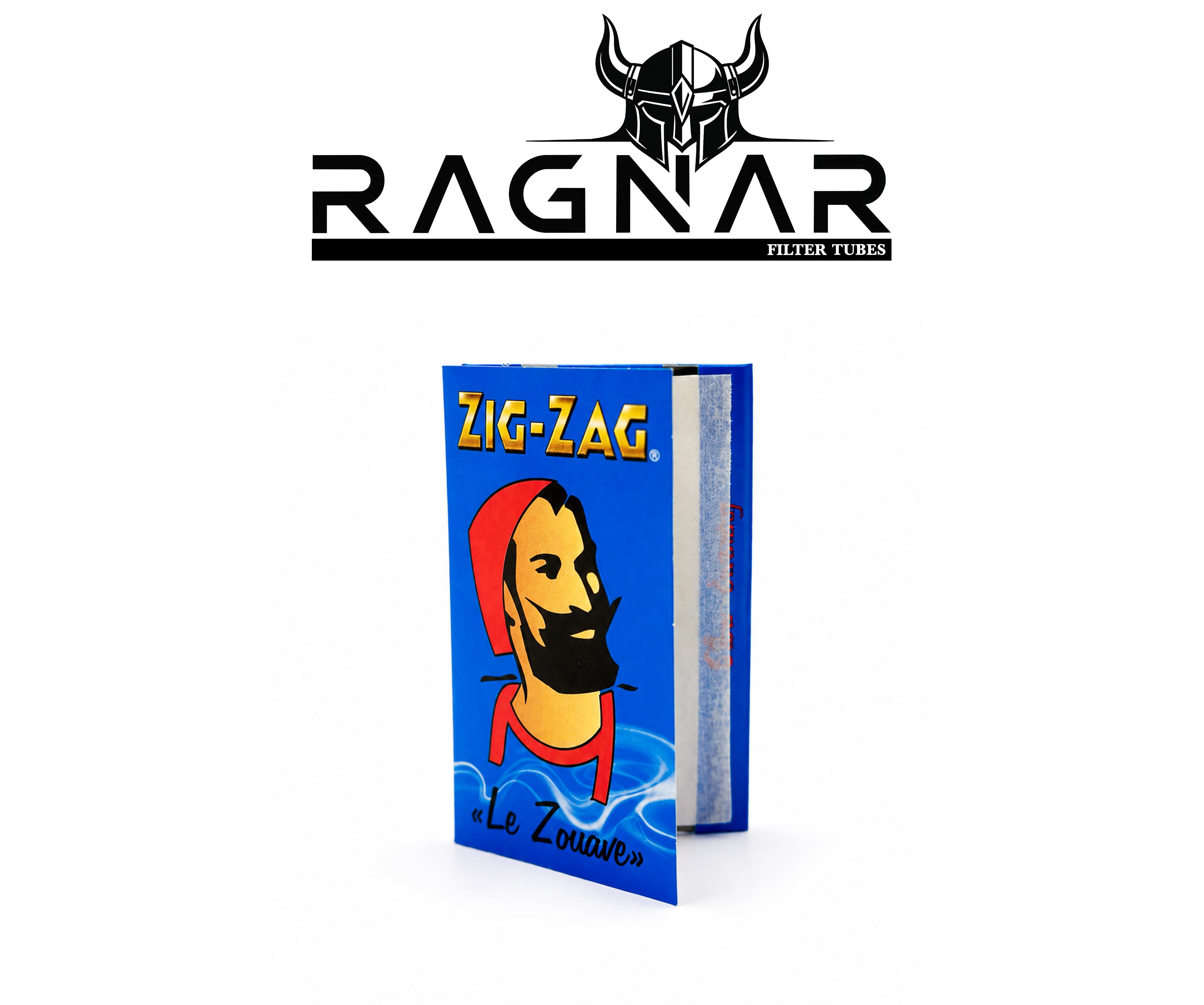 ZIG-ZAG Blue Double Rolling Paper Per Booklet
