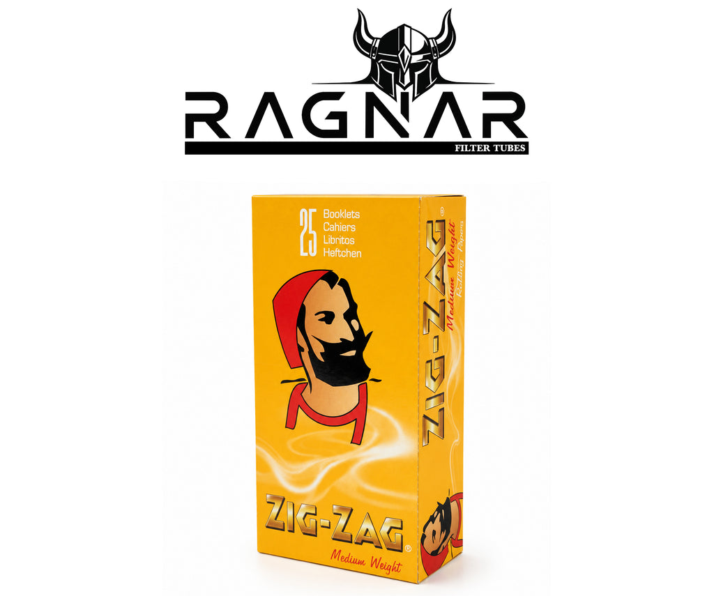 ZIG-ZAG Yellow Double Rolling Paper Per Booklet