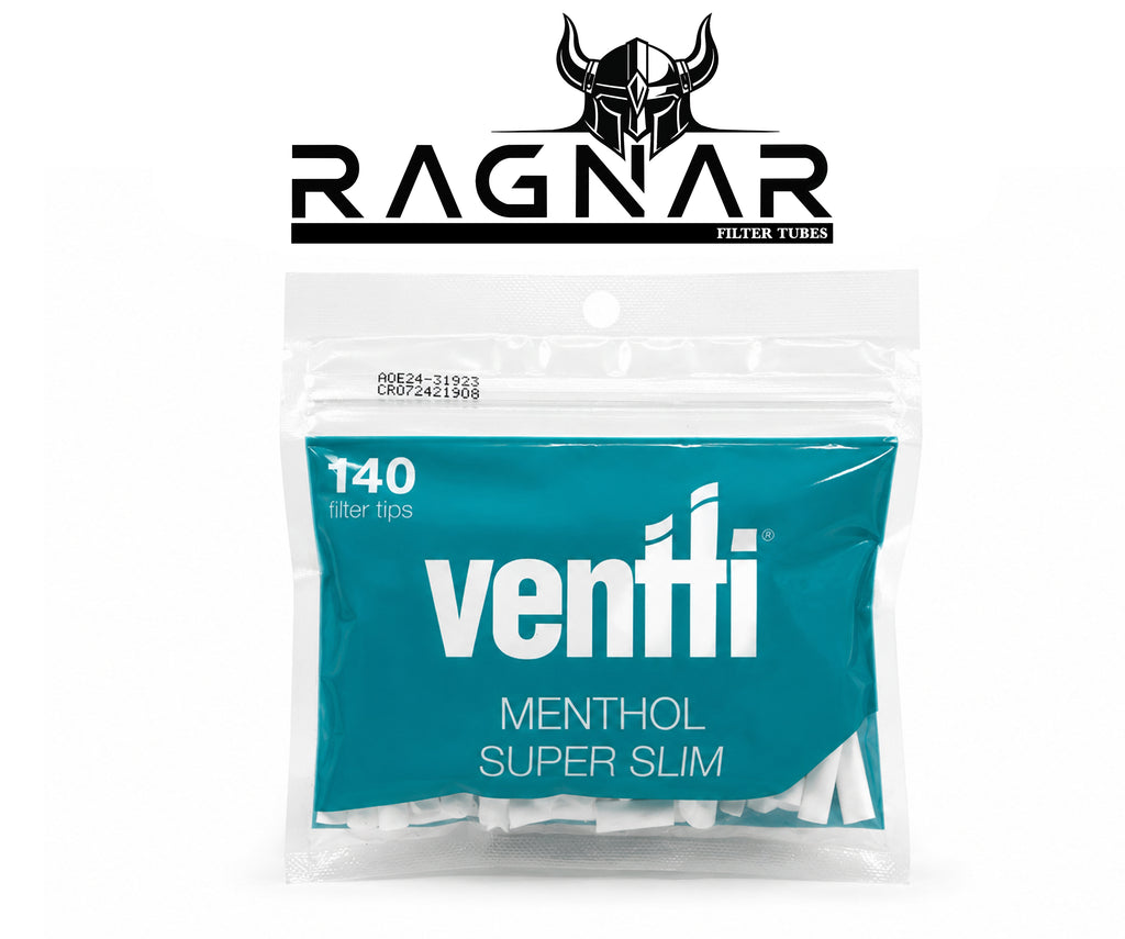 Ventti Bag of Menthol Super Slim Filter Tips. 140 Filter Tips
