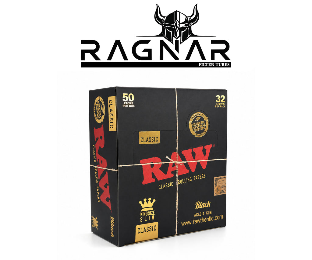 RAW Classic Rolling Paper King Size Slim Per Booklet
