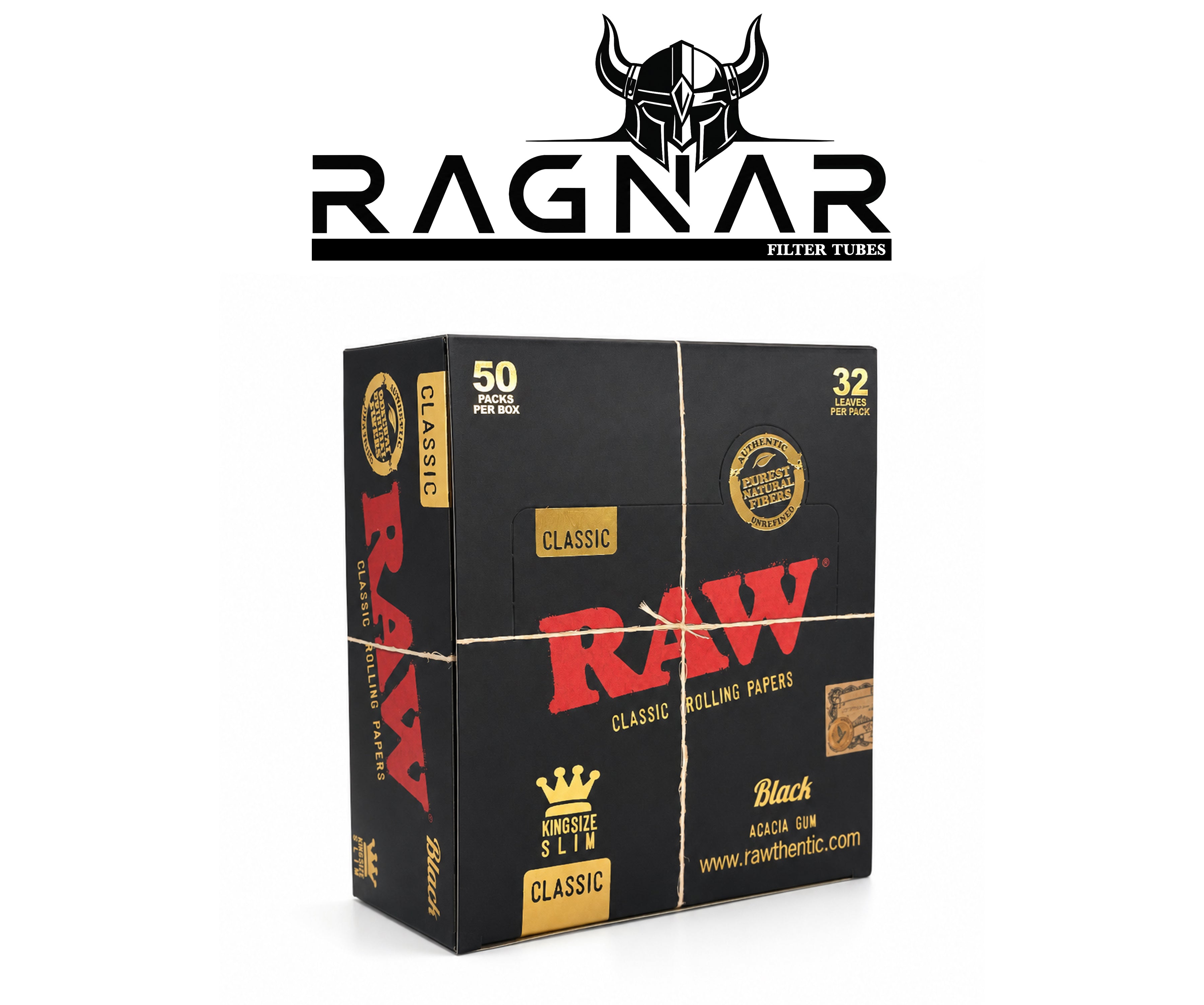 RAW Classic Rolling Paper King Size Slim Per Booklet