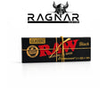RAW Classic rolling paper Black 1-1/4 +Tips Per Booklet