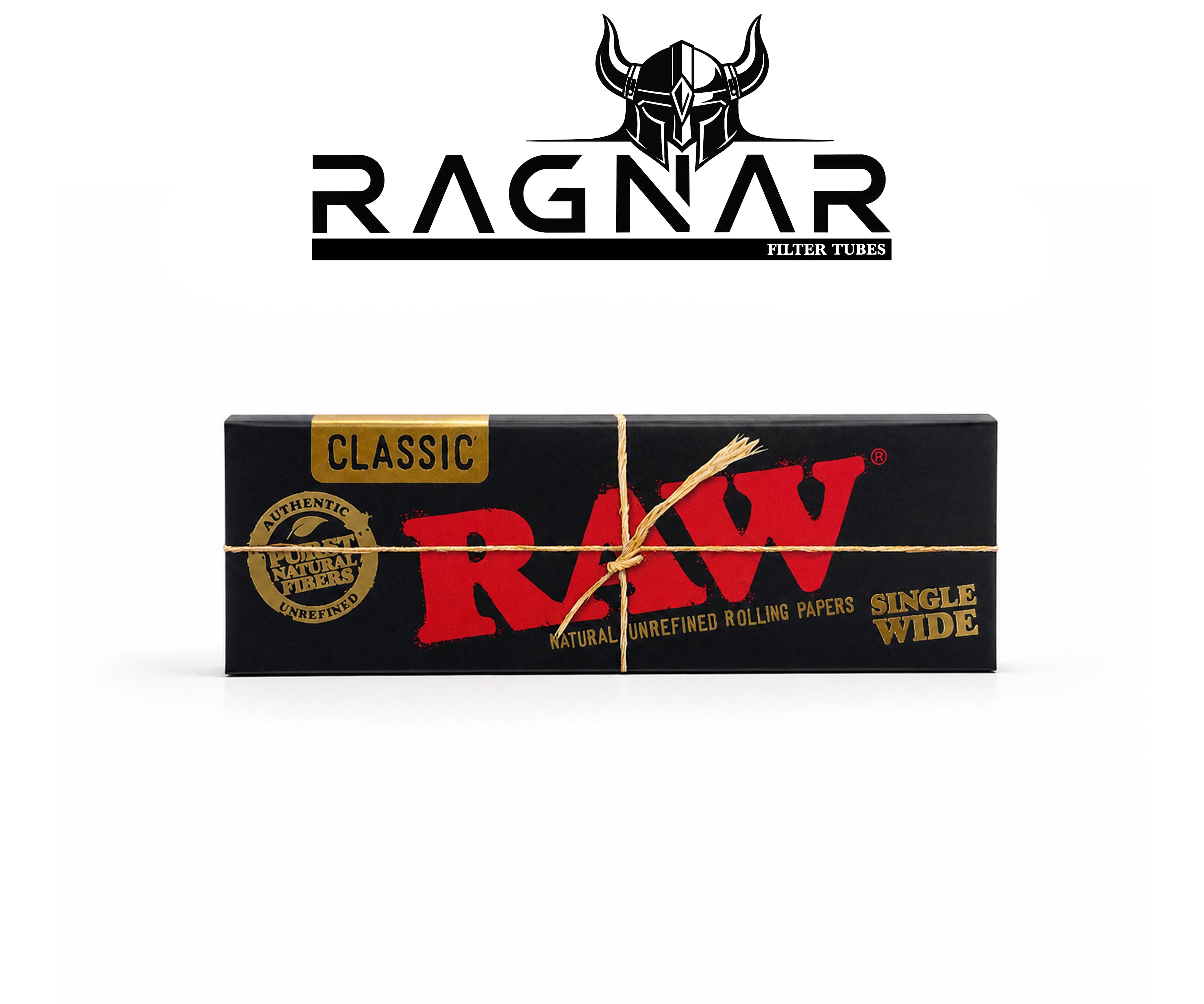 RAW Classic Rolling Paper Single Wide Per Booklet