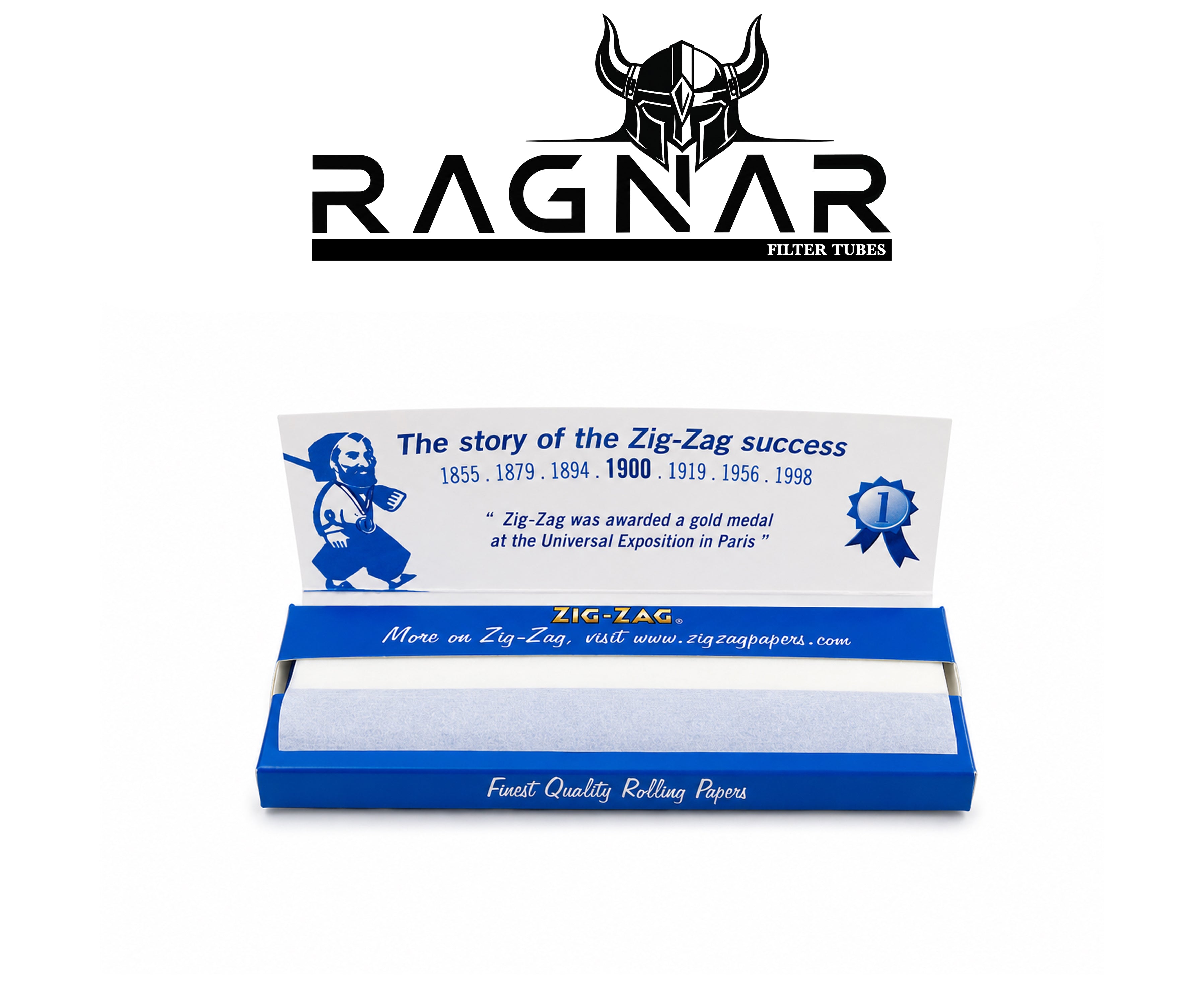 ZIG-ZAG Blue Rolling Paper Single Per Booklet