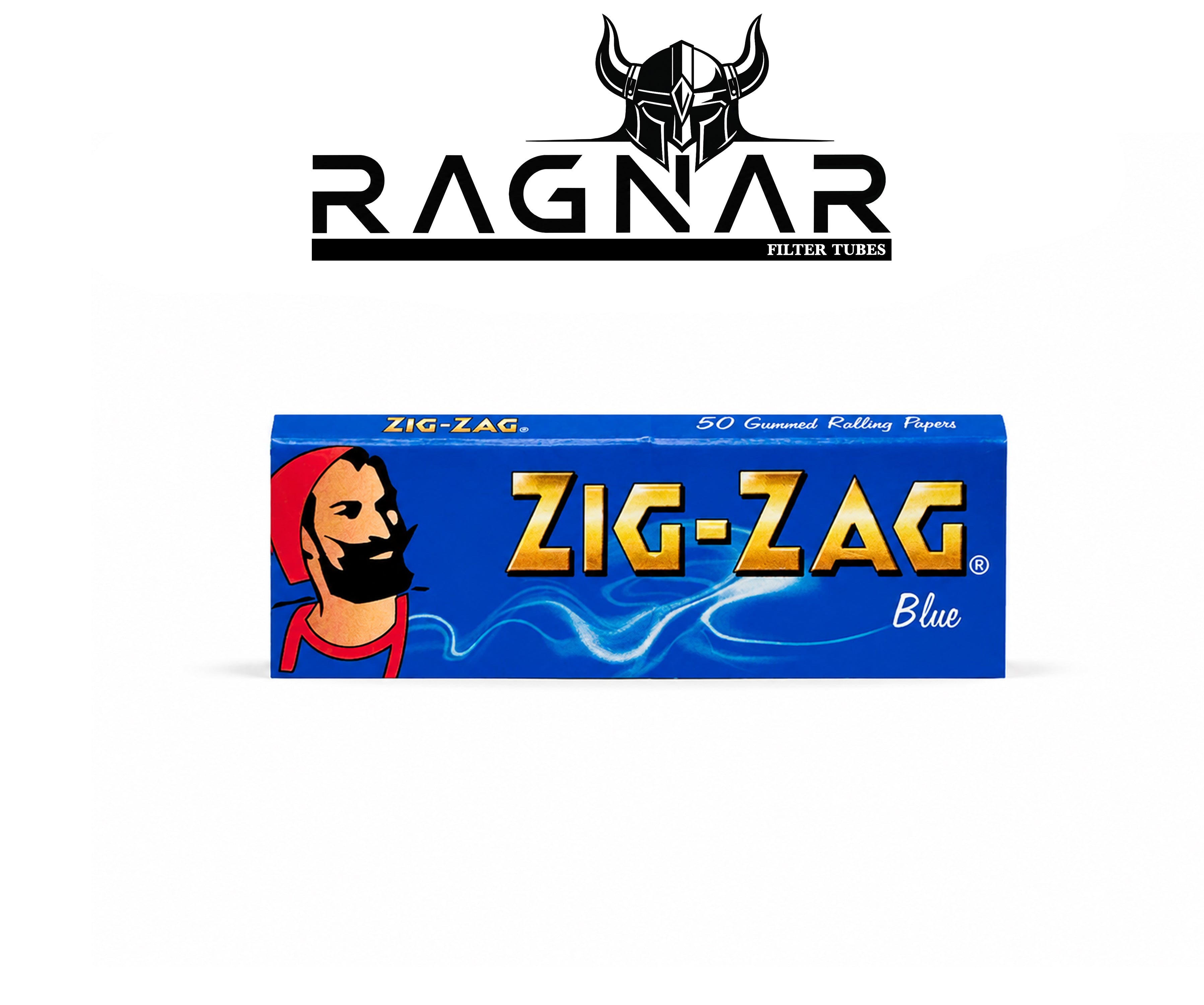 ZIG-ZAG Blue Rolling Paper Single Per Booklet
