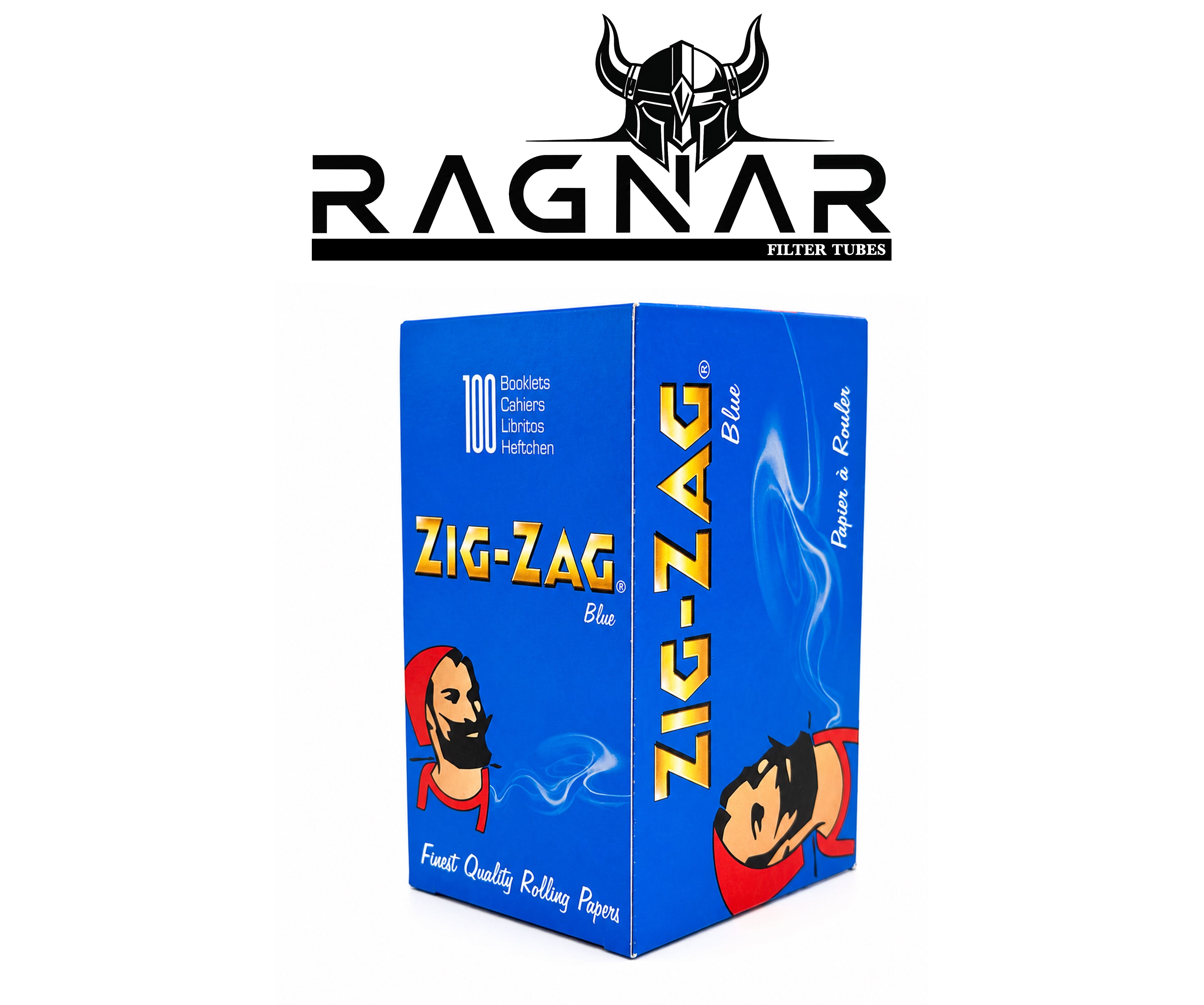 ZIG-ZAG Blue Rolling Paper Single Per Booklet