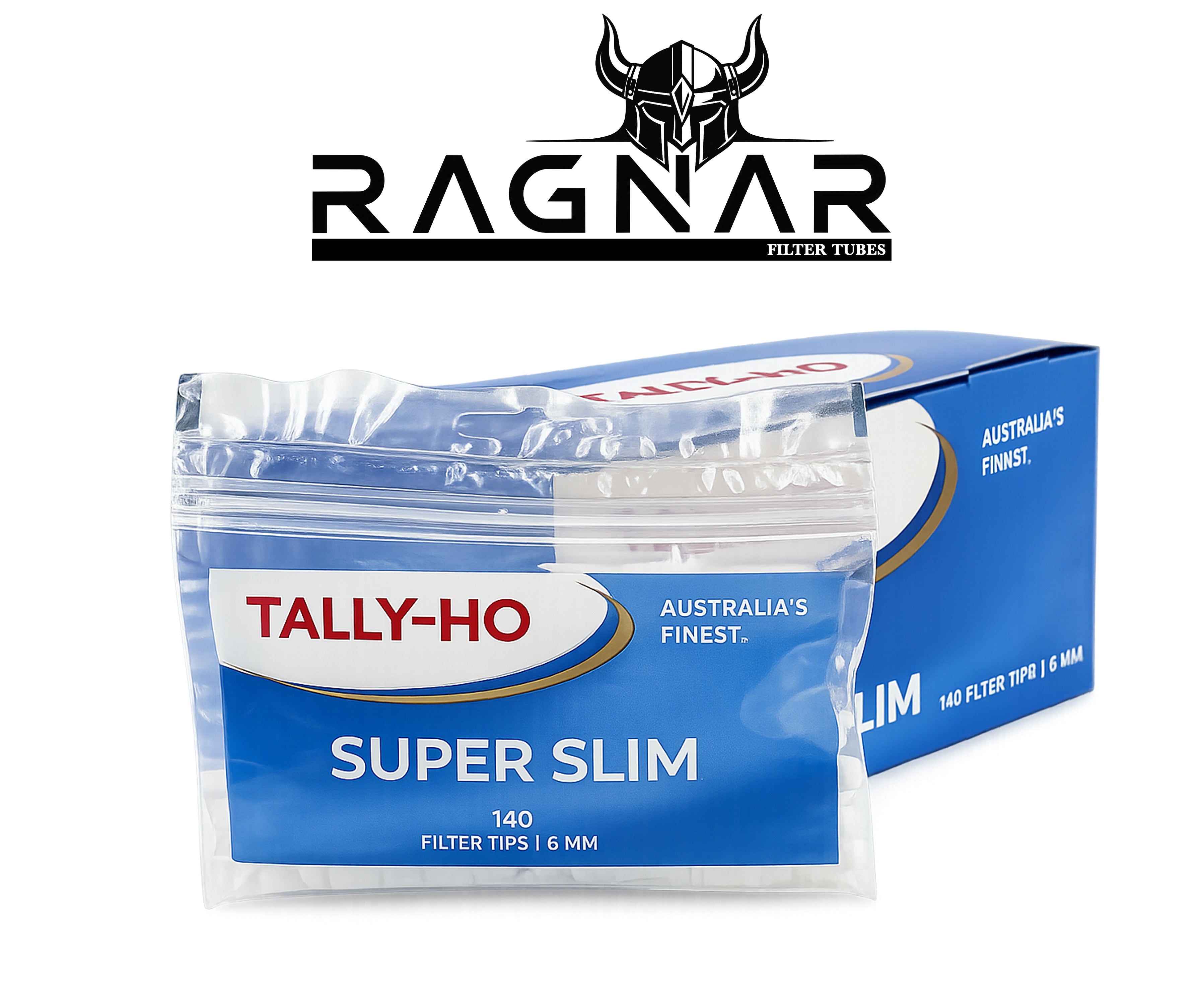 Tally-Ho Bag of Super Slim Filter Tips. 140 Filter Tips