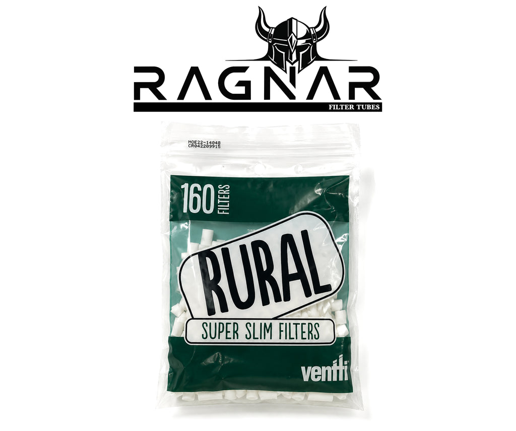 Ventti Bag of Rural Super Slim Filter Tips. 160 Filter Tips