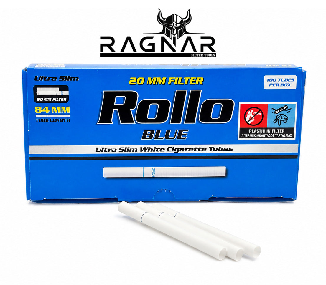 Ultra Slim 20mm Filter Tubes. 100 x Ultra Slim Tubes