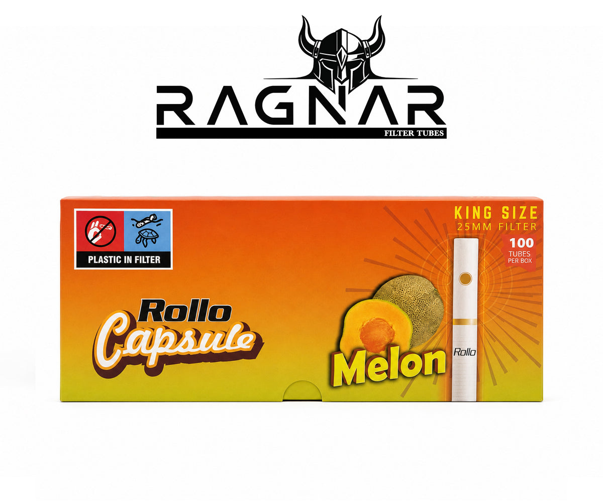 Rollo Melon Capsule Filter Tubes King Size 25mm