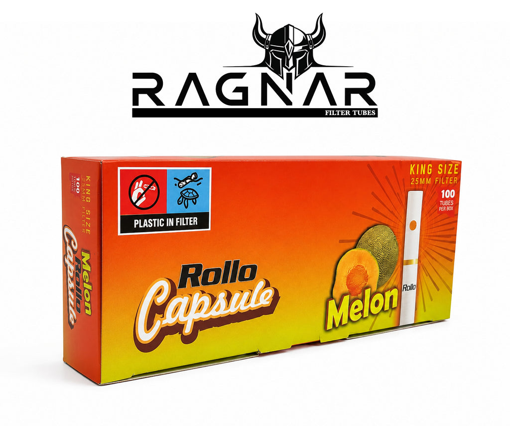 Rollo Melon Capsule Filter Tubes King Size 25mm