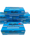 200 X Rollo 5.5mm Micro Slim Blue 20mm Empty Filter Tubes. One Pack
