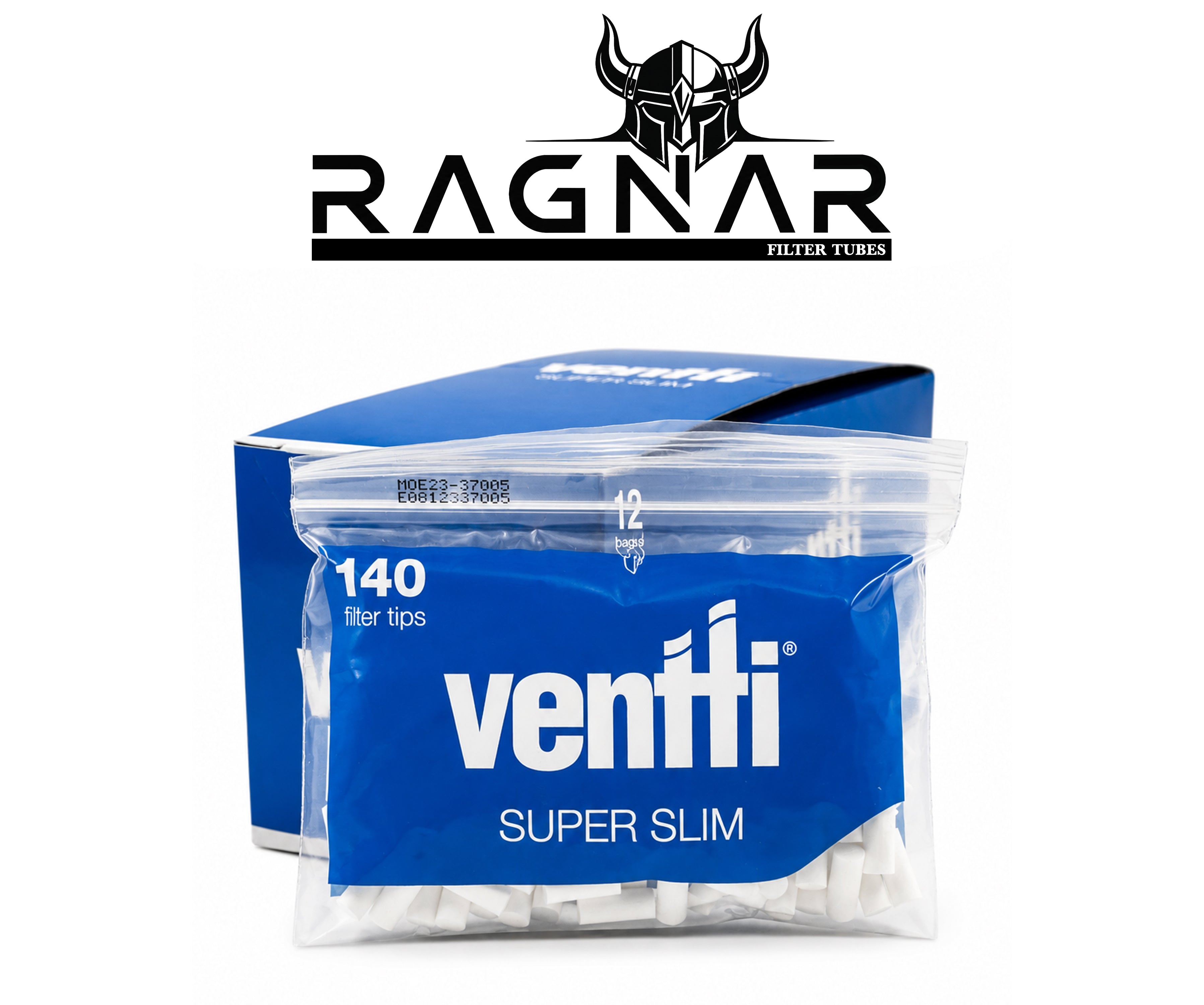 Ventti Bag of Super Slim Filter Tips. 140 Filter Tips