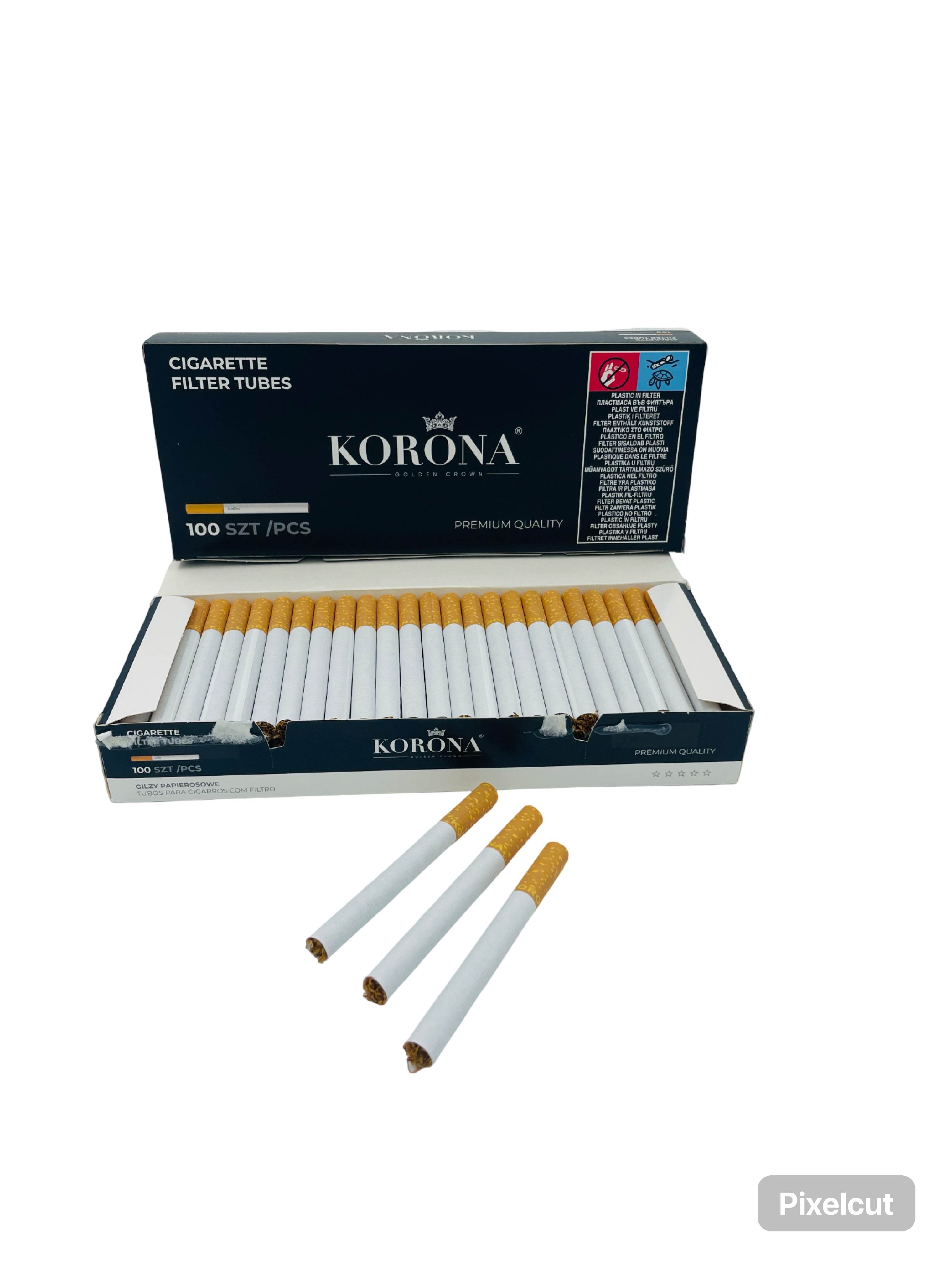 Filled Korona King Size. 200 Filled Korona (Red 0.9mg)